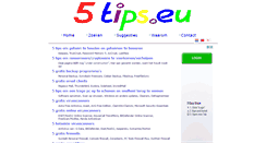 Desktop Screenshot of 5tips.eu
